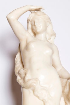 Carrara Marble Sculpture Signed Luca Madrassi, Paris, circa 1890
