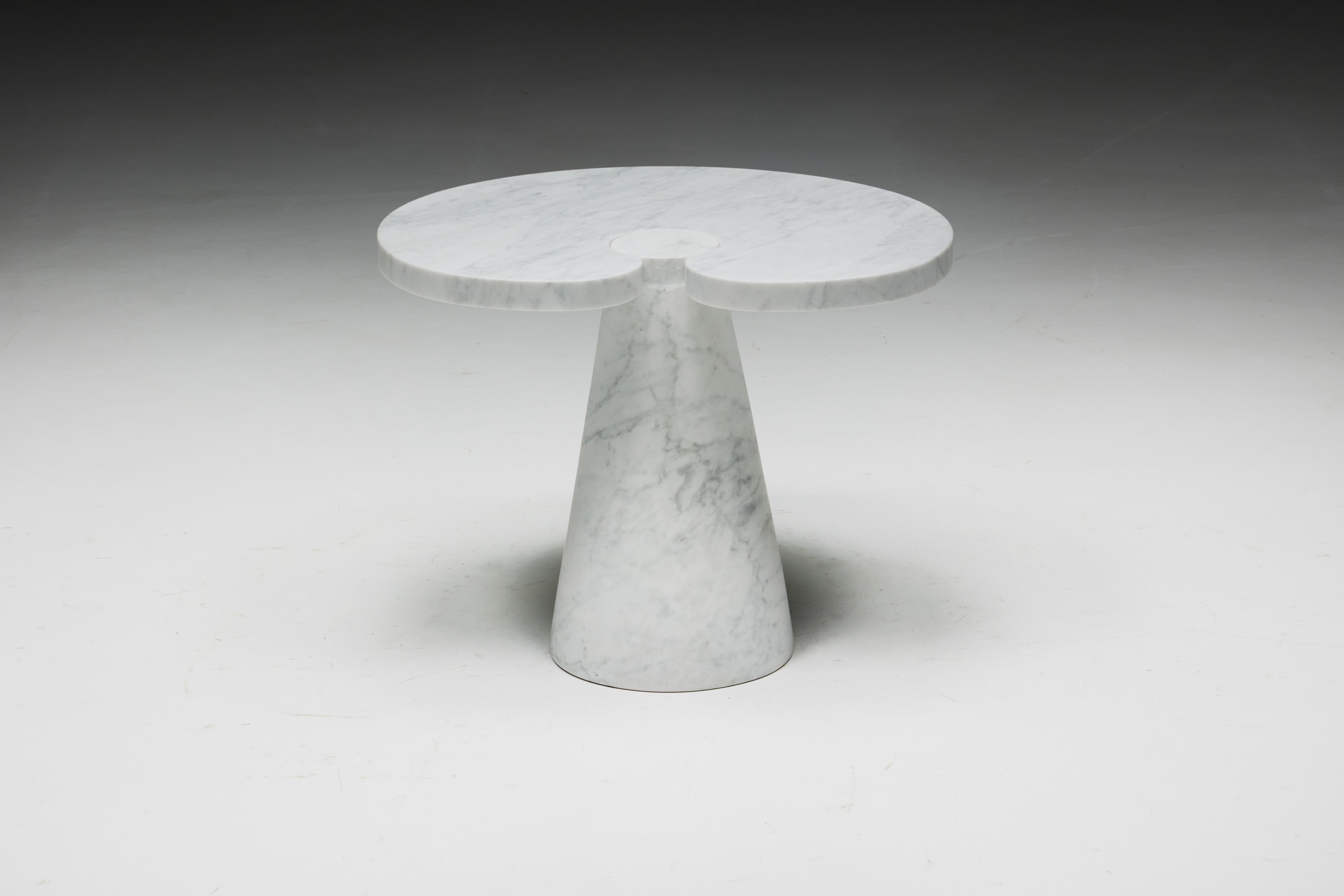Carrara Marble Side Table by Angelo Mangiarotti for Skipper, Italy, 1970s For Sale 6