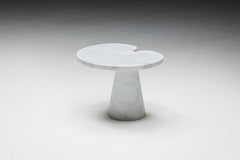 Carrara Marble Side Table by Angelo Mangiarotti for Skipper, Italy, 1970s