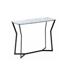 Carrara Marble Star Console Table by Olivier Gagnère