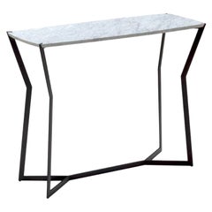 Carrara Marble Star Console Table by Olivier Gagnère