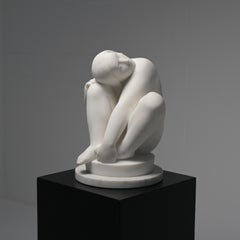 Carrara Marble Statue by Jan Keustermans
