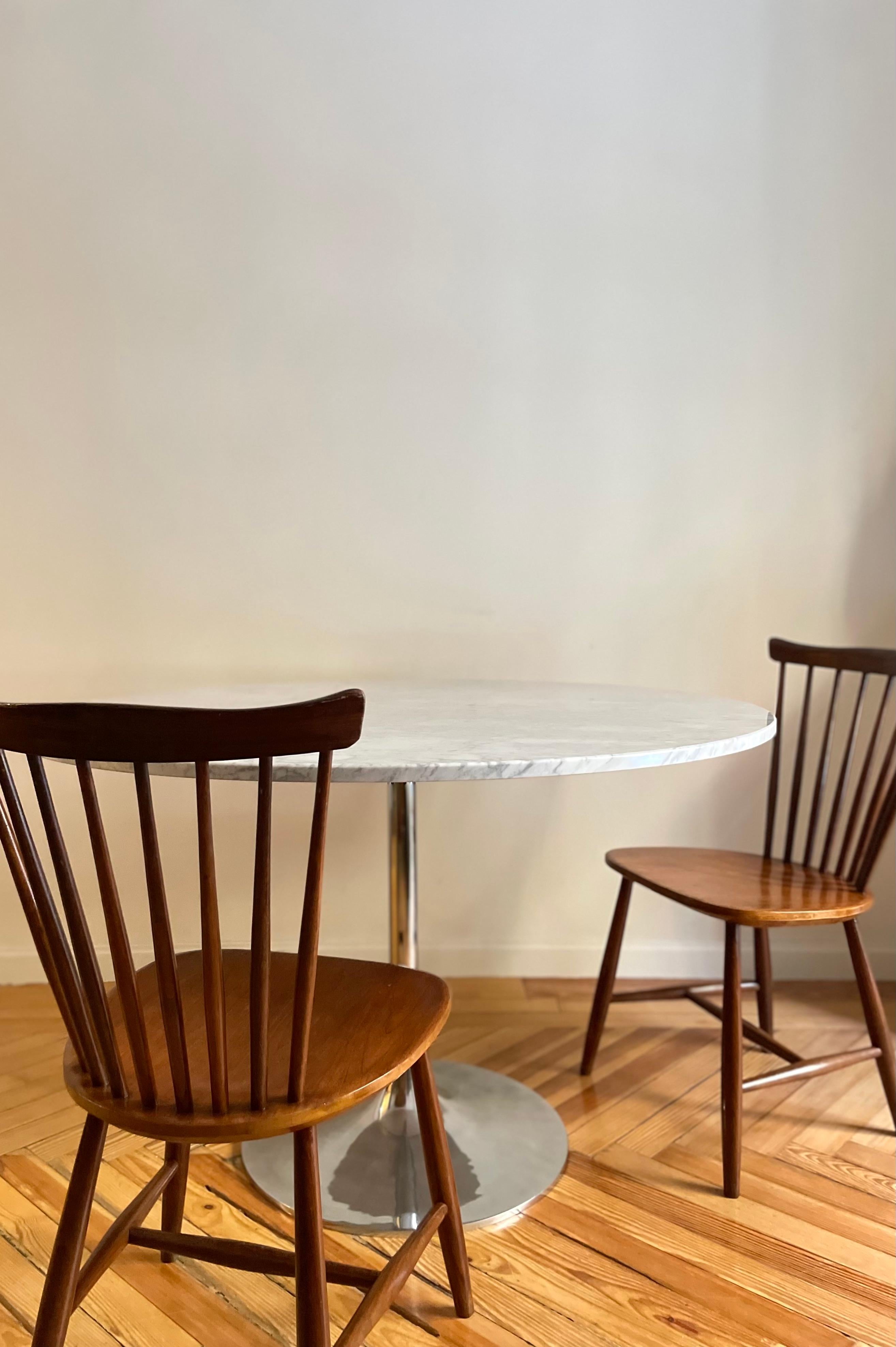 Fin du 20e siècle Table en marbre de Carrare en vente
