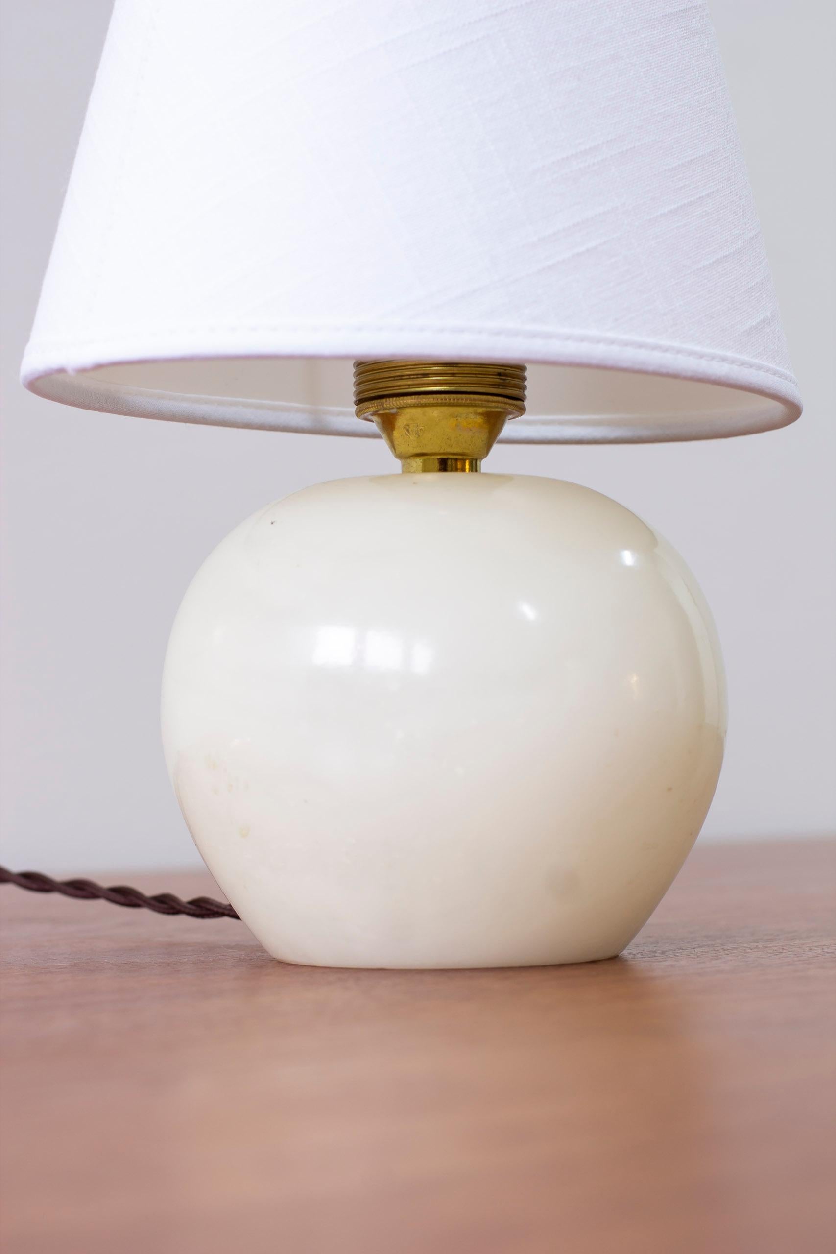 Carrara marble table lamp 2575 by Josef Frank, Svenskt tenn 2
