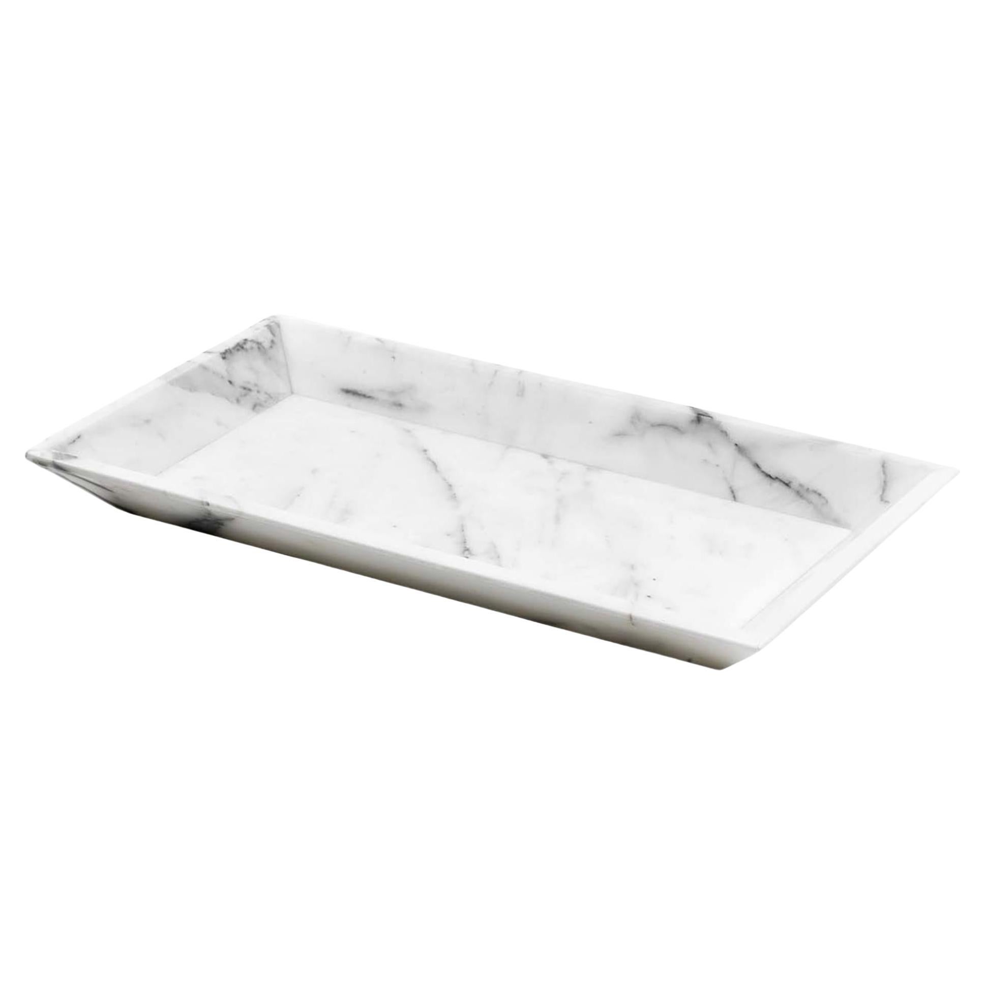 Carrara Marble Tray For Sale