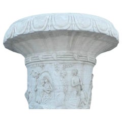 Carrara marble Urns