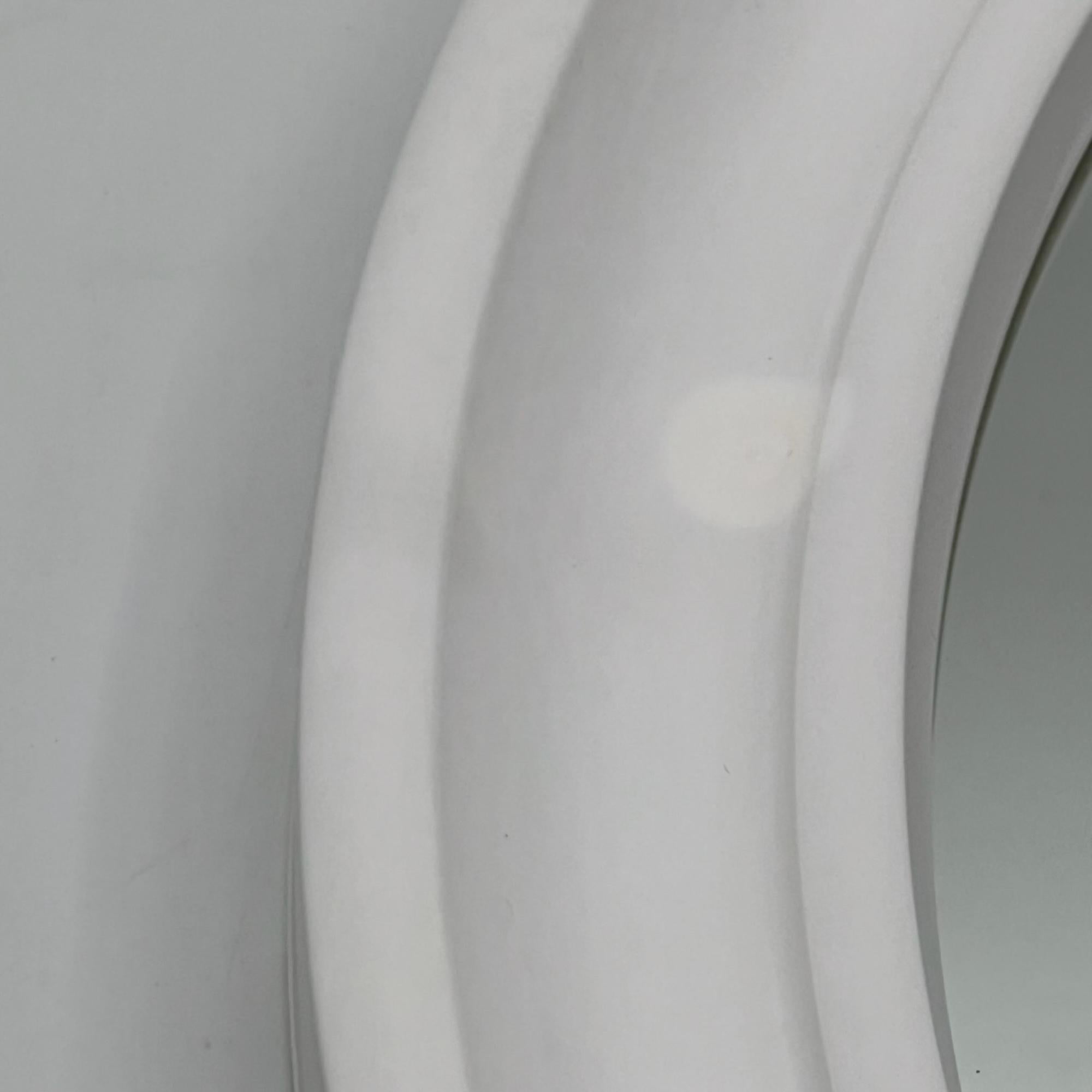 Carrara & Matta 'America' Wall Mirror in off-white - 70s Patent Bakelite Design 2