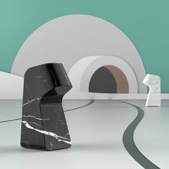 Sujetalibros Pingu de Carrara de Matteo Ragni