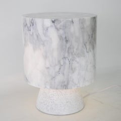 Lampe en marbre Carrare