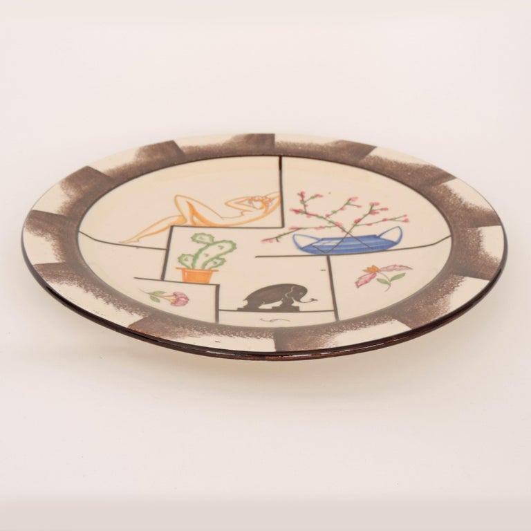 ASSIETTE DÉCORATIVE EN céramique Puigdemont EUR 20,00 - FR