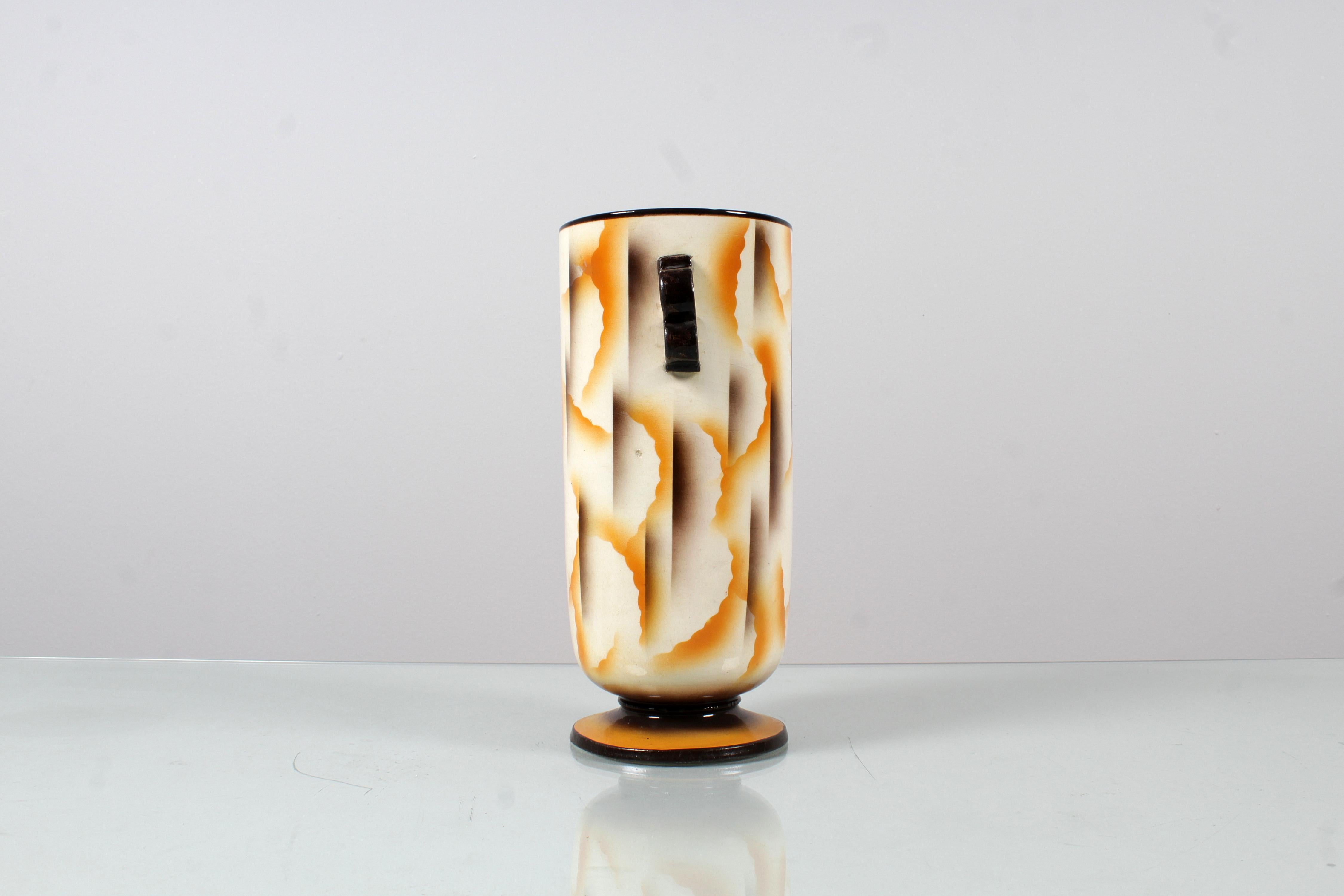 Futuristische Vase aus Airbrush-Keramik von Carraresi Lucchesi Sesto Fiorentino, Italien 30  im Zustand „Gut“ im Angebot in Palermo, IT