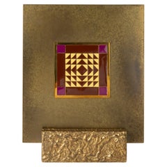 Carré Cloisonné on bronze