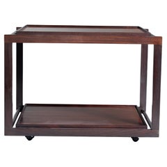 Wooden Trolley, Gianfranco Frattini, Cassina