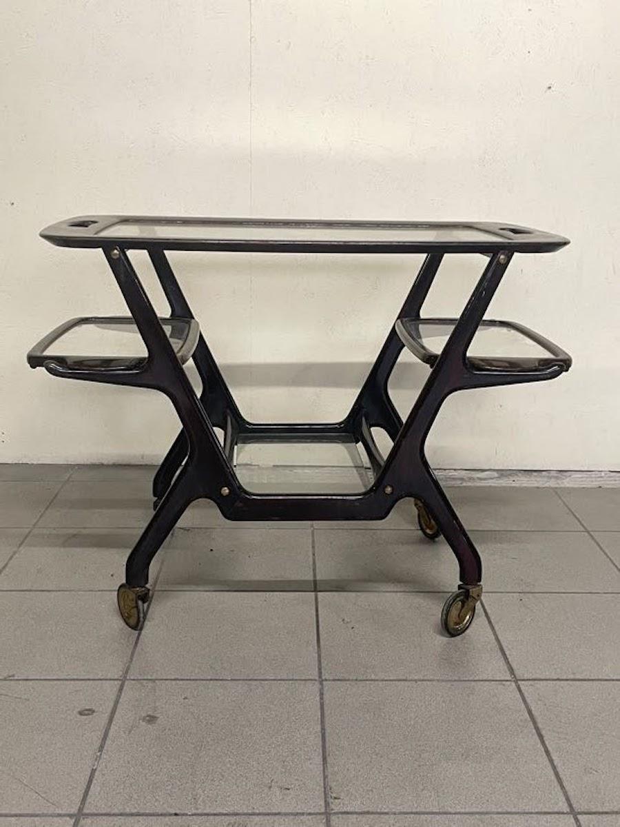 Carrello bar anni '50 design di Cesare Lacca in vendita 7