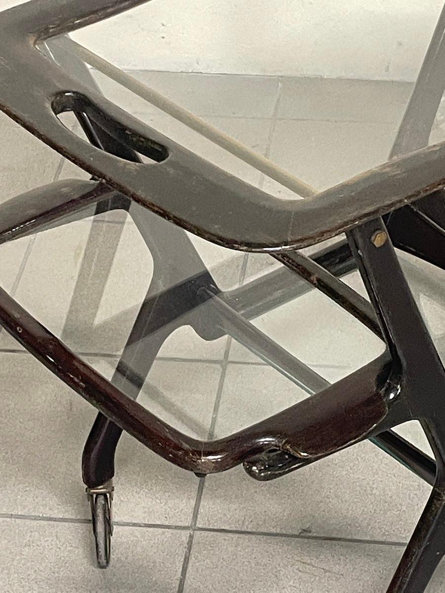 Mid-Century moderno Carrello bar anni '50 design di Cesare Lacca in vendita