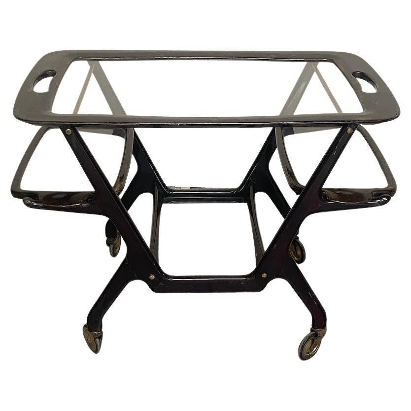 Carrello bar anni '50 design di Cesare Lacca in vendita