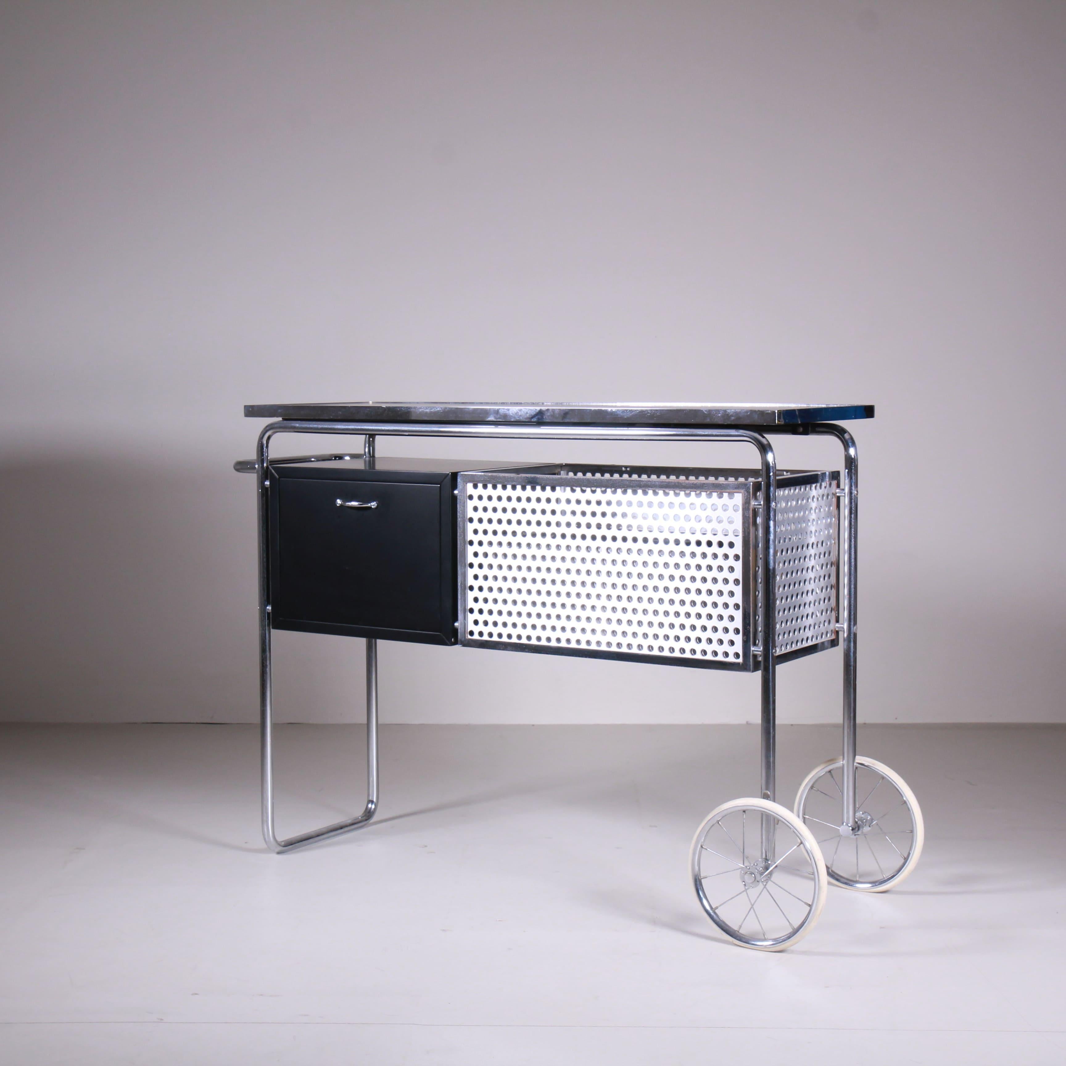 Mid-Century Modern Carrello Bar AR1, Alfred Roth, MisuraEmme