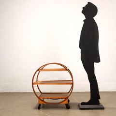 Carrello bar in legno Anni 30-40