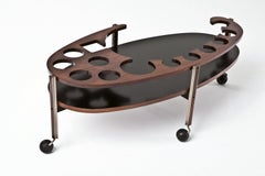 "Idra" Bottle Rack Cart, Ico Parisi for Stildomus, 1960