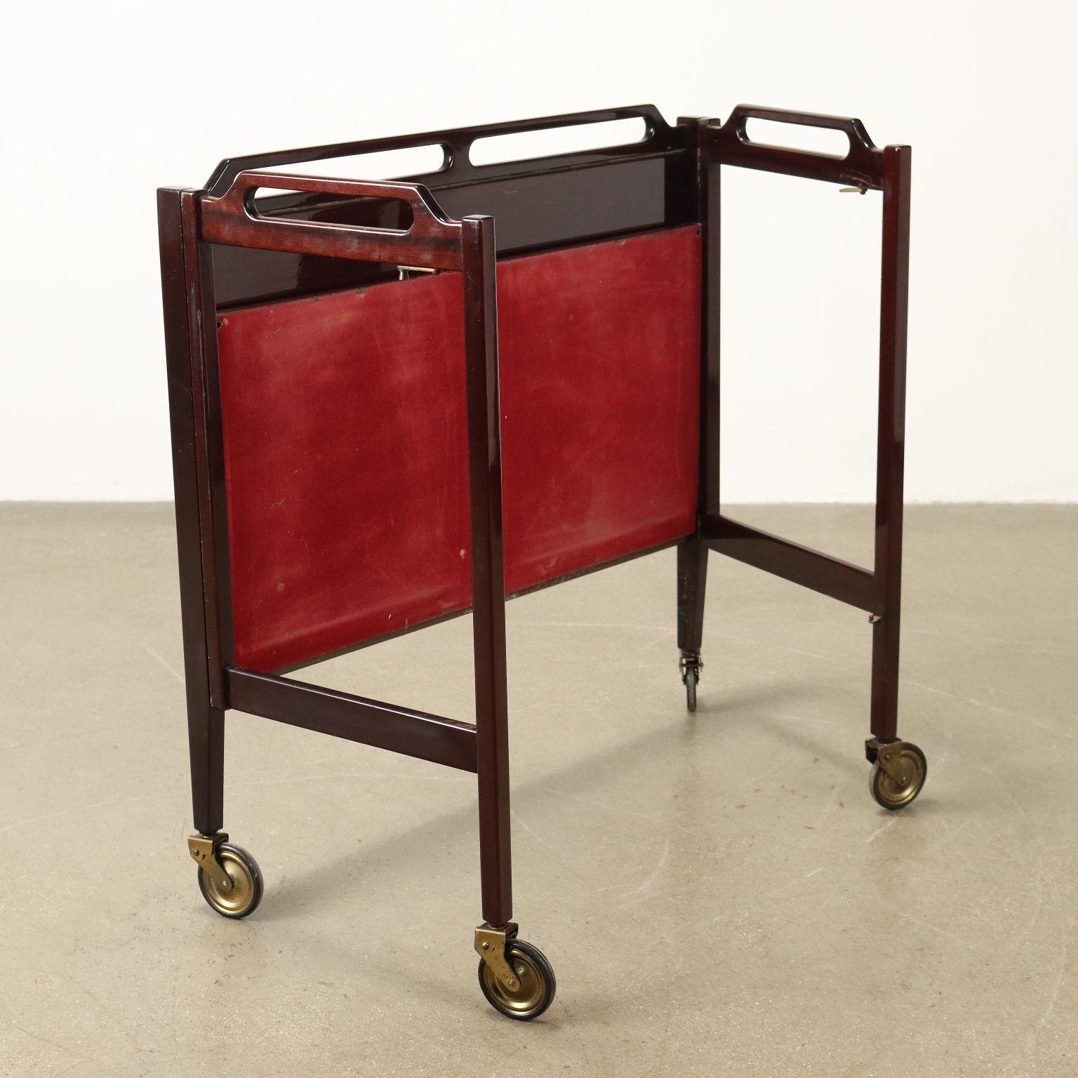 Mid-Century Modern Chariot de service vintage 50s-60s en vente