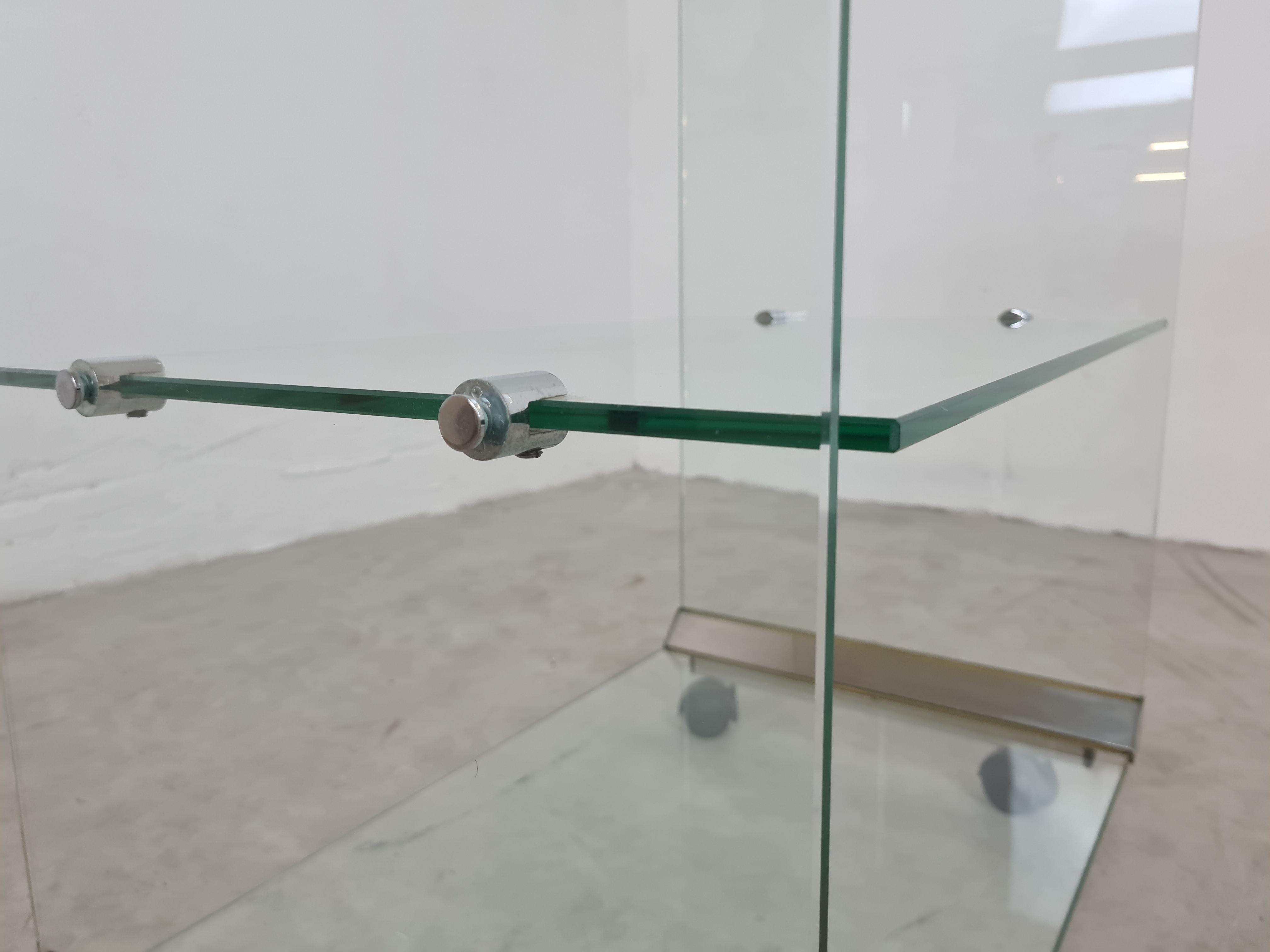 Wagen aus Glas und Aluminium von Gallotti & Radice im Angebot 5