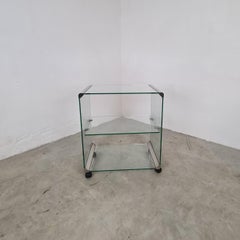 Wagen aus Glas und Aluminium von Gallotti & Radice