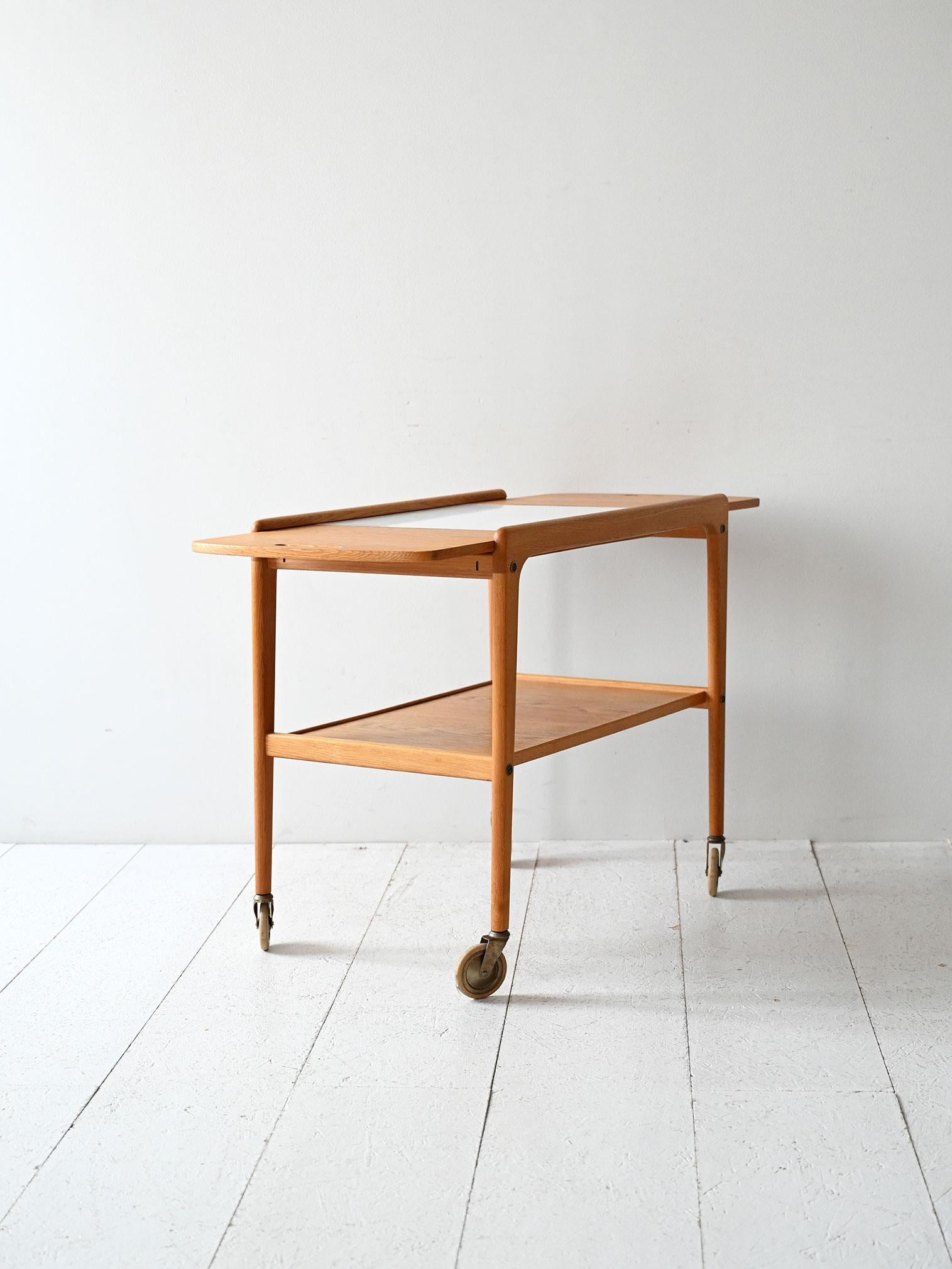 Carrito Casino de roble de Engström & Myrstrand Escandinavo moderno en venta