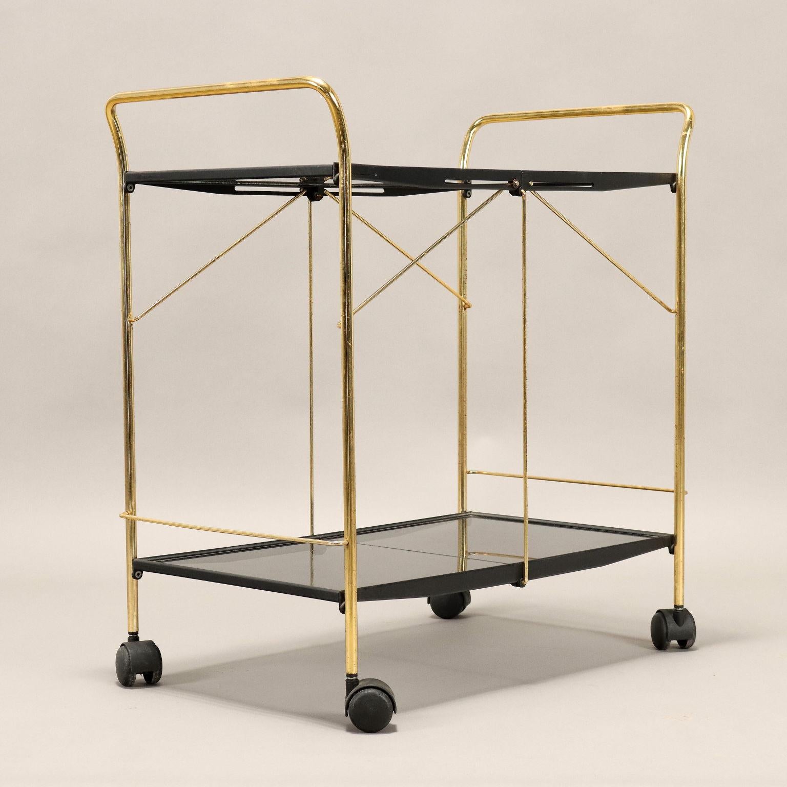 Metal 80s Folding Trolley For Sale