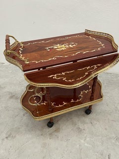 Carro italiano de madera para alimentos