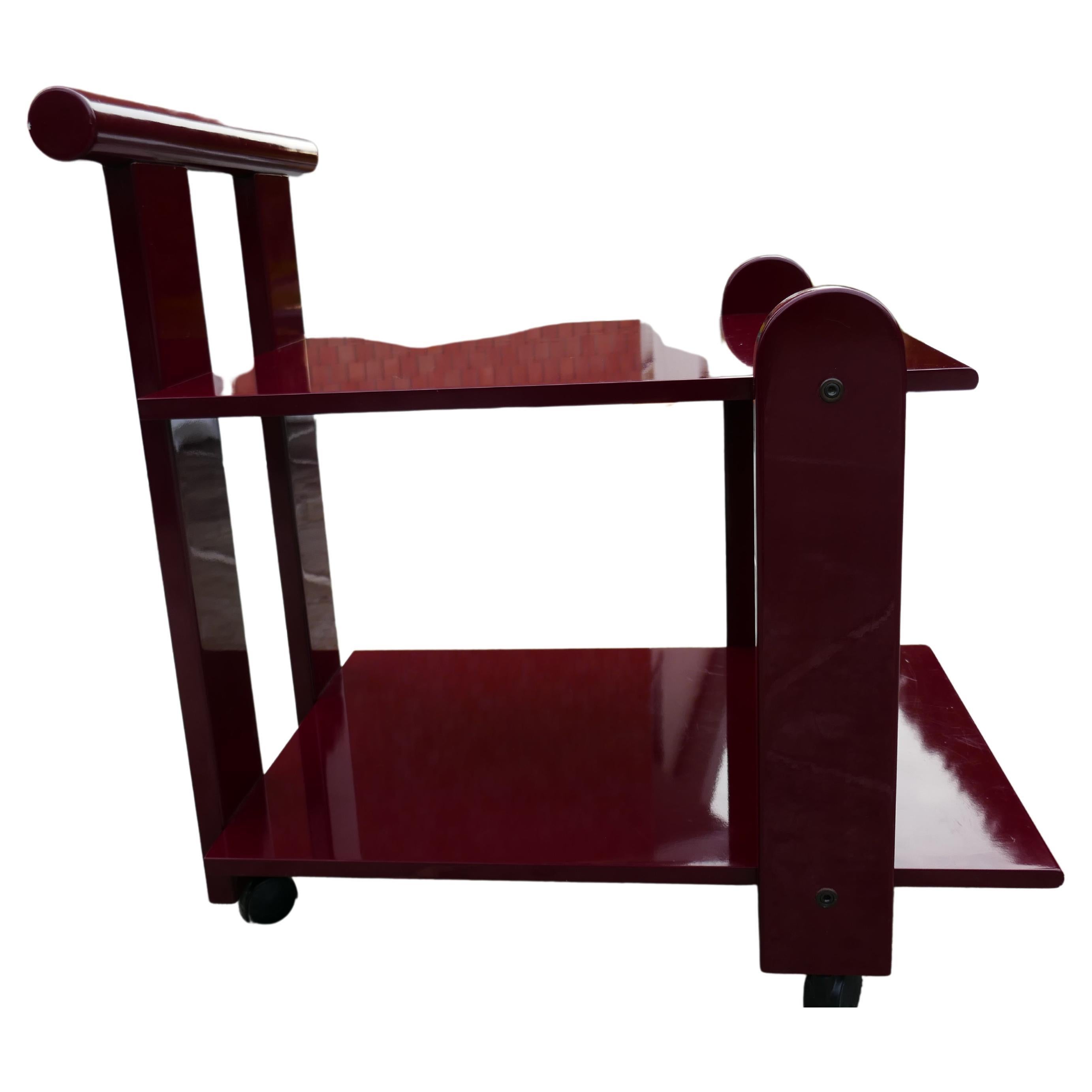 Chariot de bar dans le style d'Ettore Sottsass en vente 4
