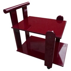 Carrello bar nello stile di Ettore Sottsass