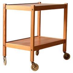 Scandinavian 1960s pine trolley