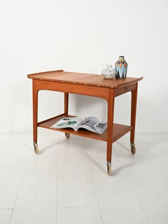 Carrello scandinavo vintage di Yngvar Sandström