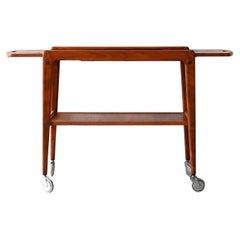 Swedish vintage "Thea" trolley by Yngve Ekström in teak