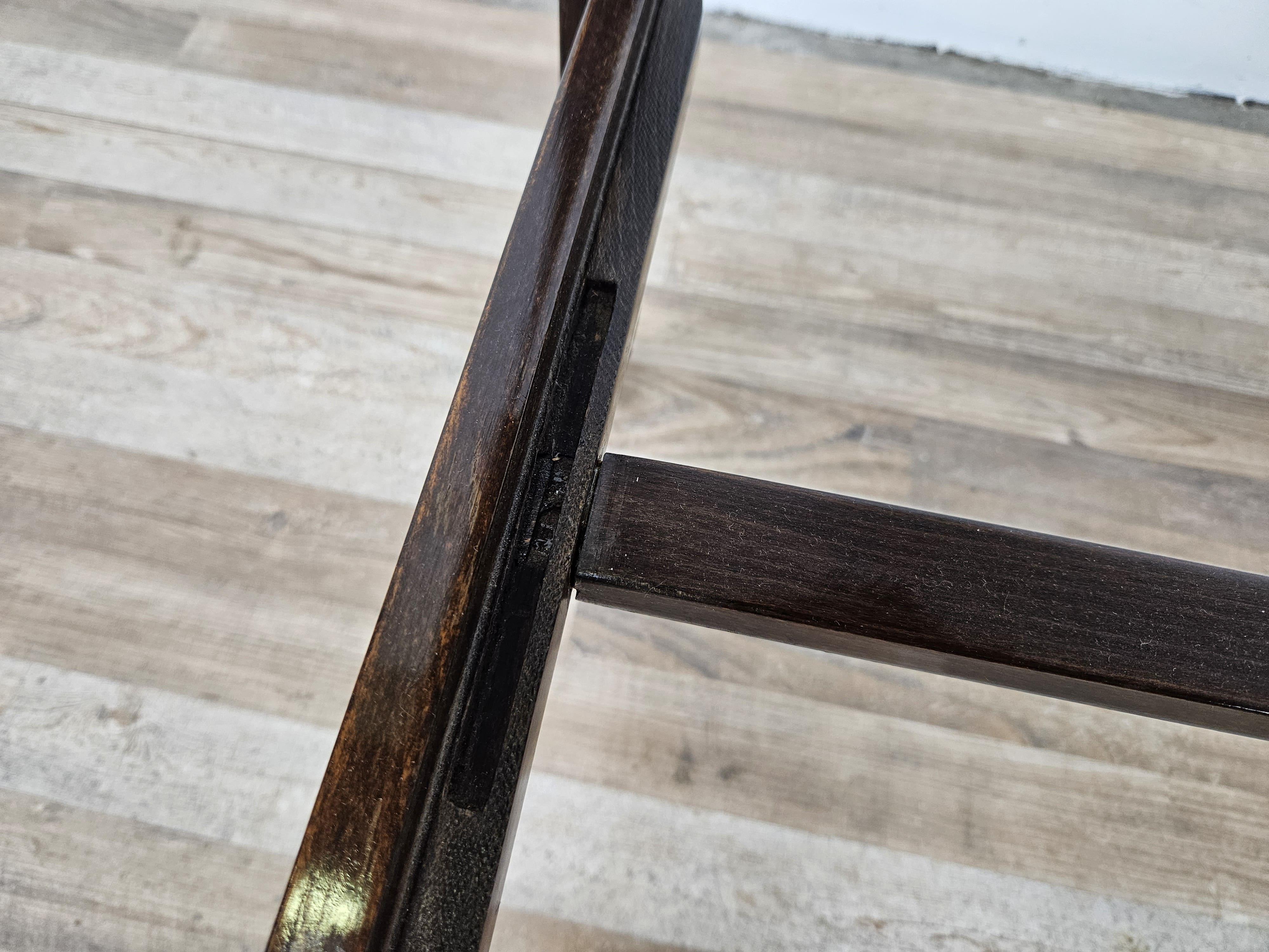 Viennese Thonet trolley with double shelf and wheels 20th century For Sale 7