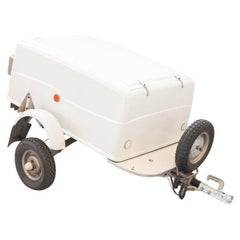 Vintage resin and glass trolley, 1970s