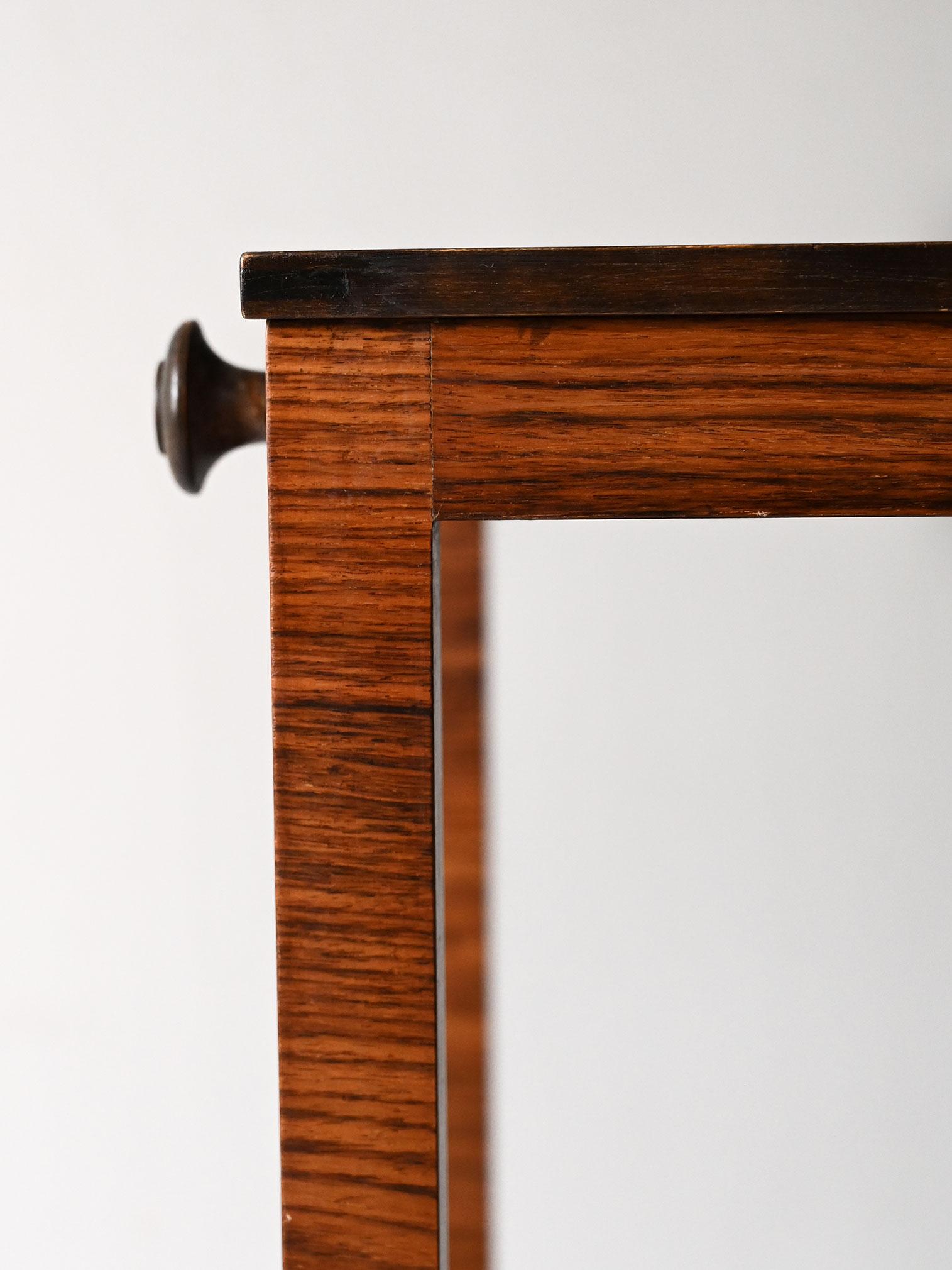 Vintage Scandinavian rosewood trolley 1930s For Sale 2