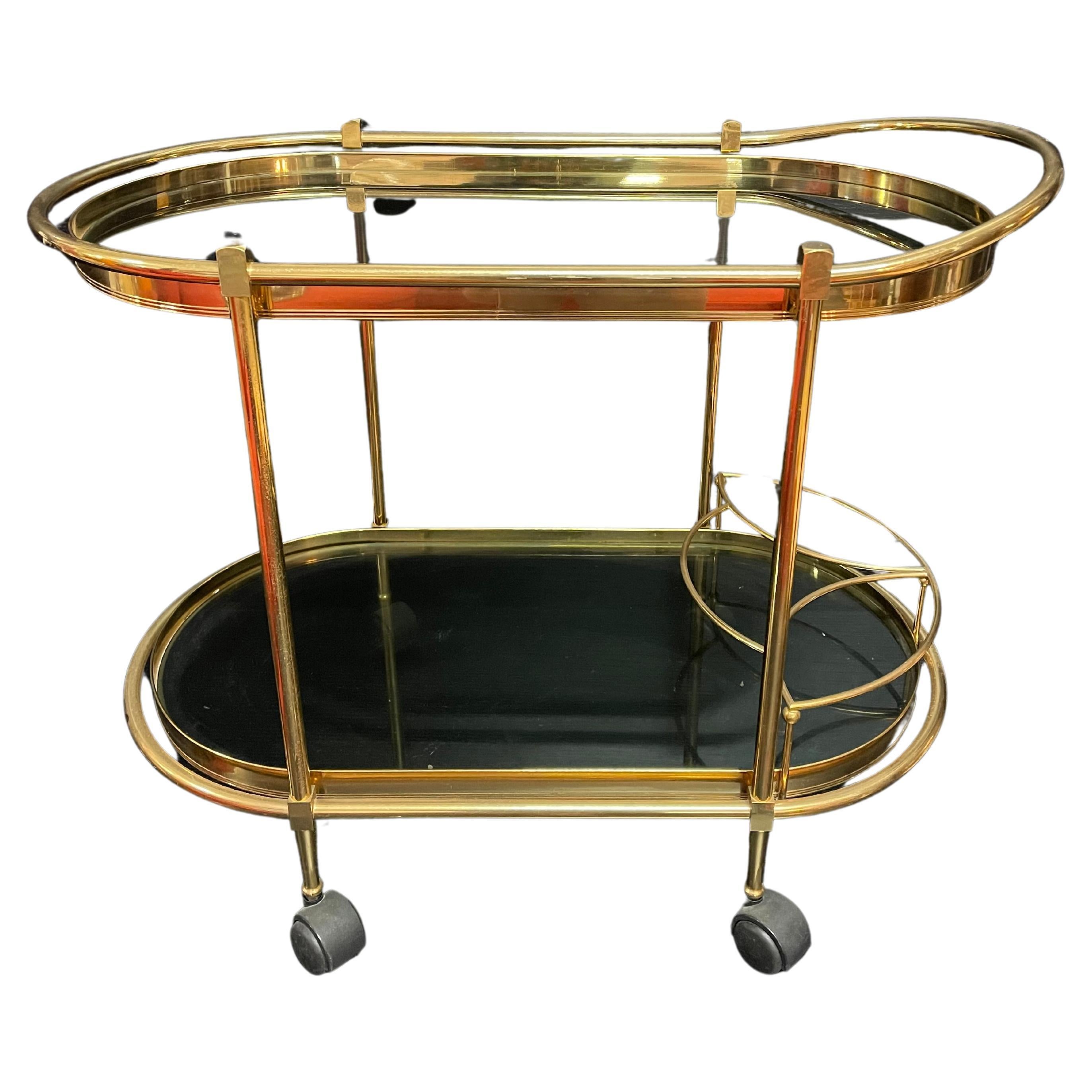 Chariot de service vintage Carrelo bar 1990 en vente