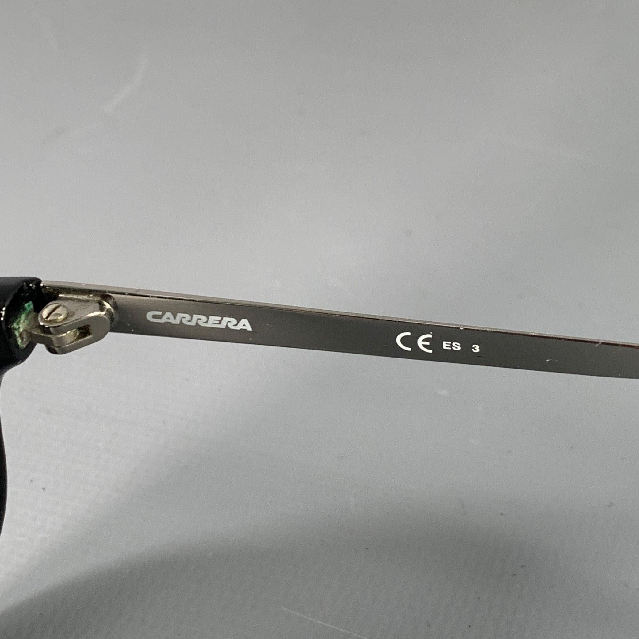 CARRERA Schwarze Silber Acetat-Metall-Sonnenbrille im Angebot 3