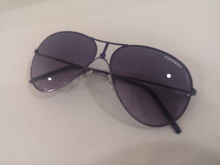 Carrera blue purple sunglasses NWOT For Sale at 1stDibs  display picture 1