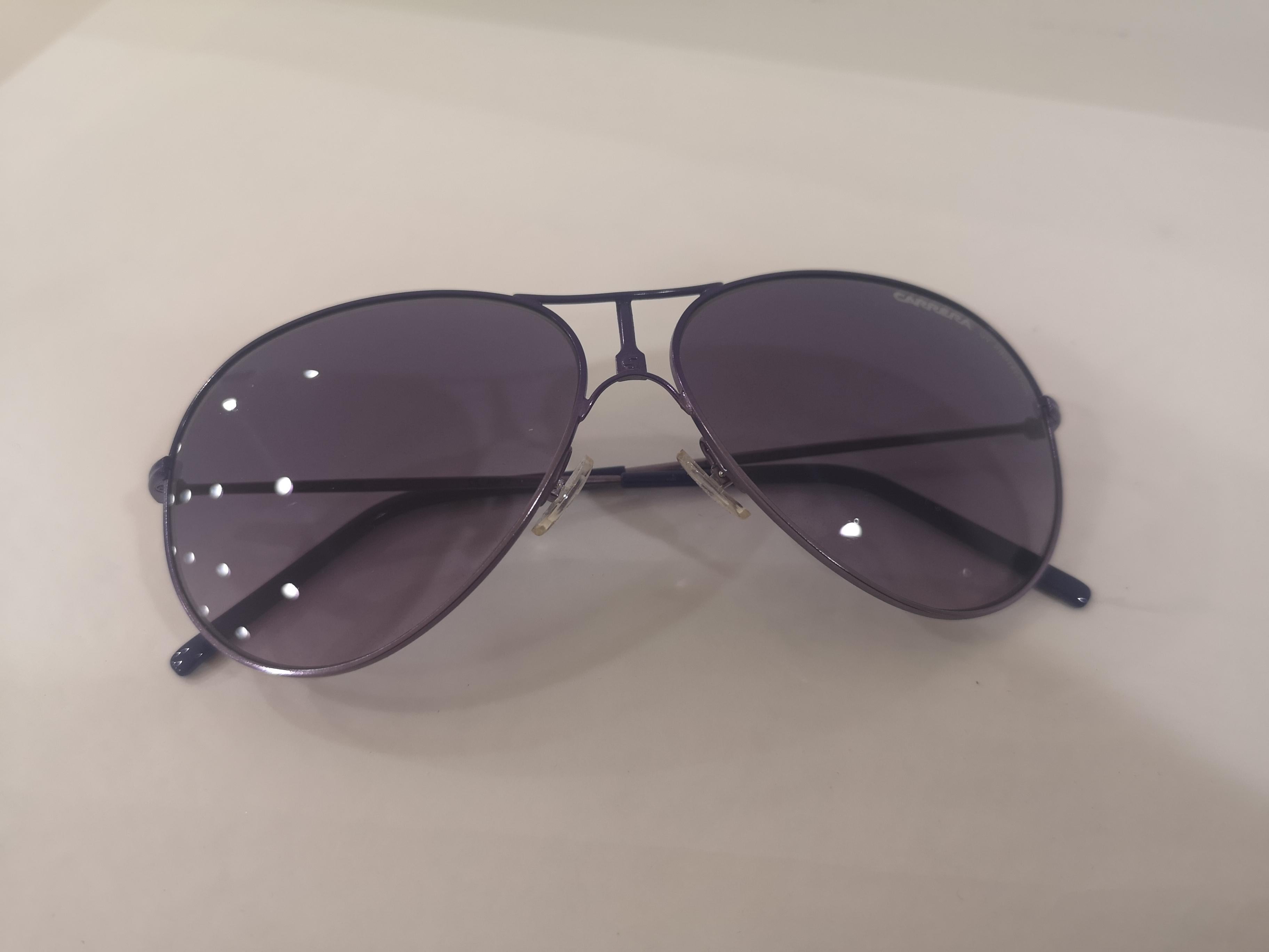 Gray Carrera blue sunglasses NWOT