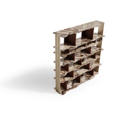 Modern Classic Patagonia Marble Carrera Bookcase by Covet House