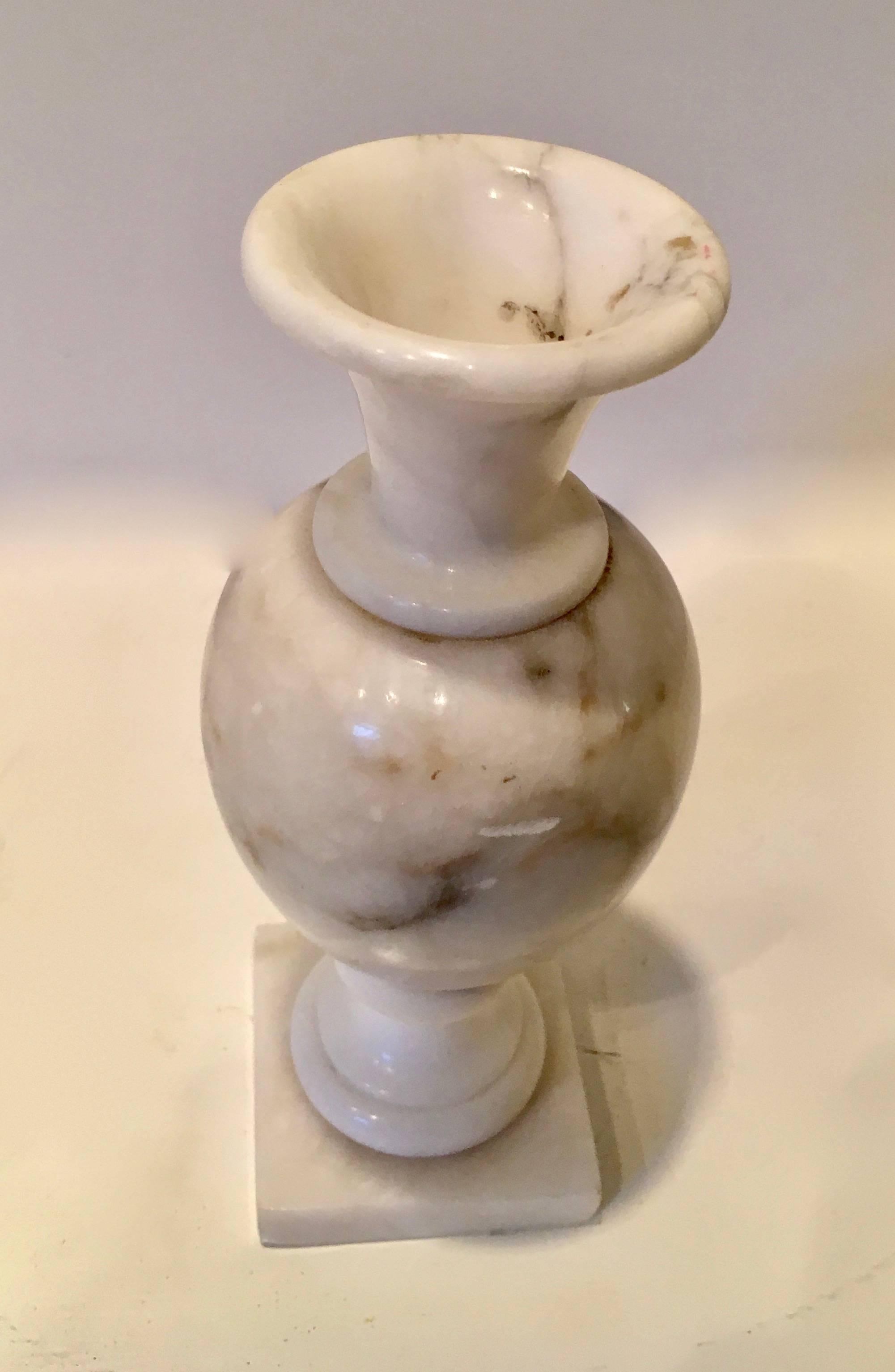 Carrera Marble Bud Vase In Excellent Condition In Los Angeles, CA
