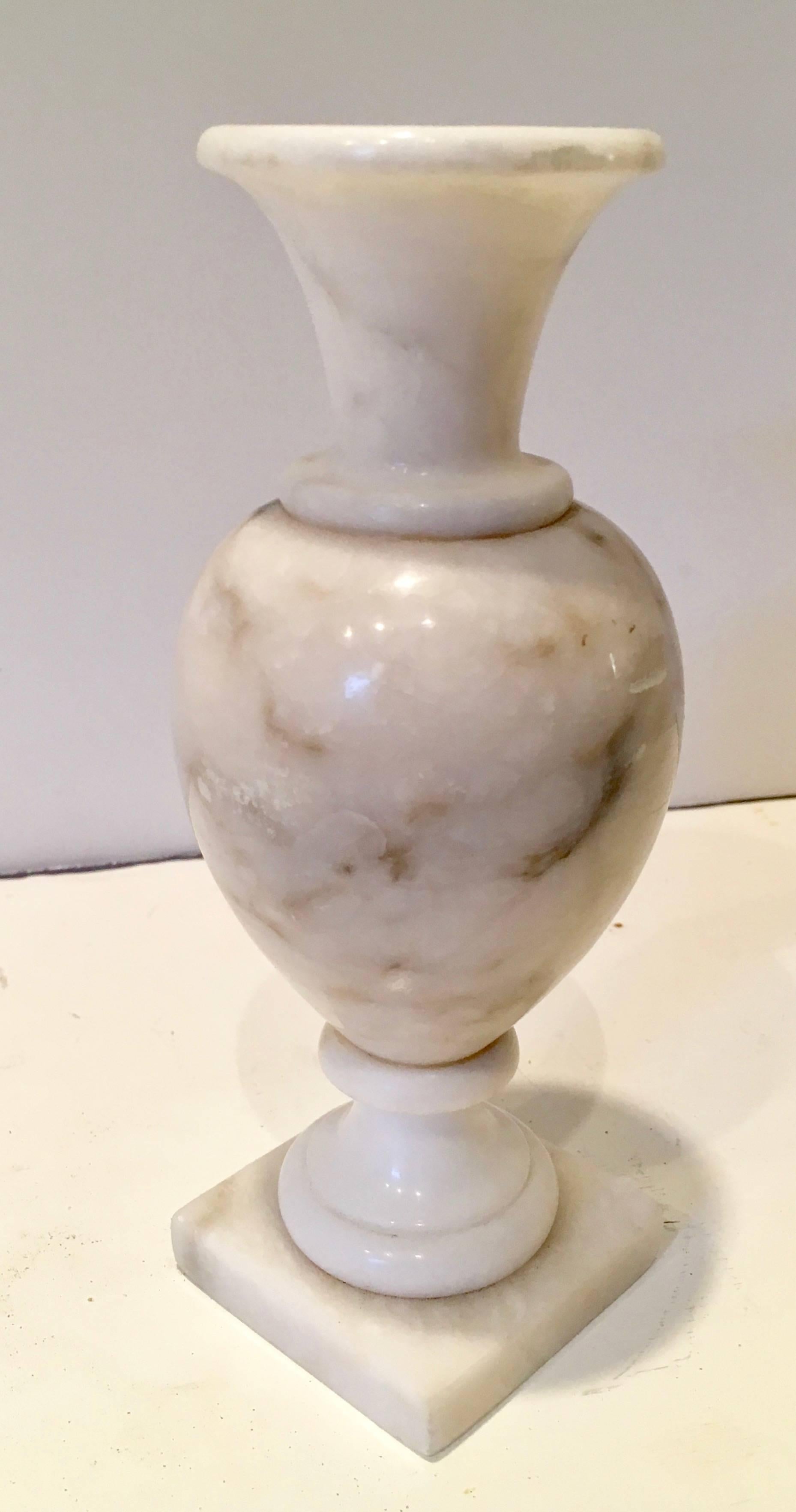 20th Century Carrera Marble Bud Vase