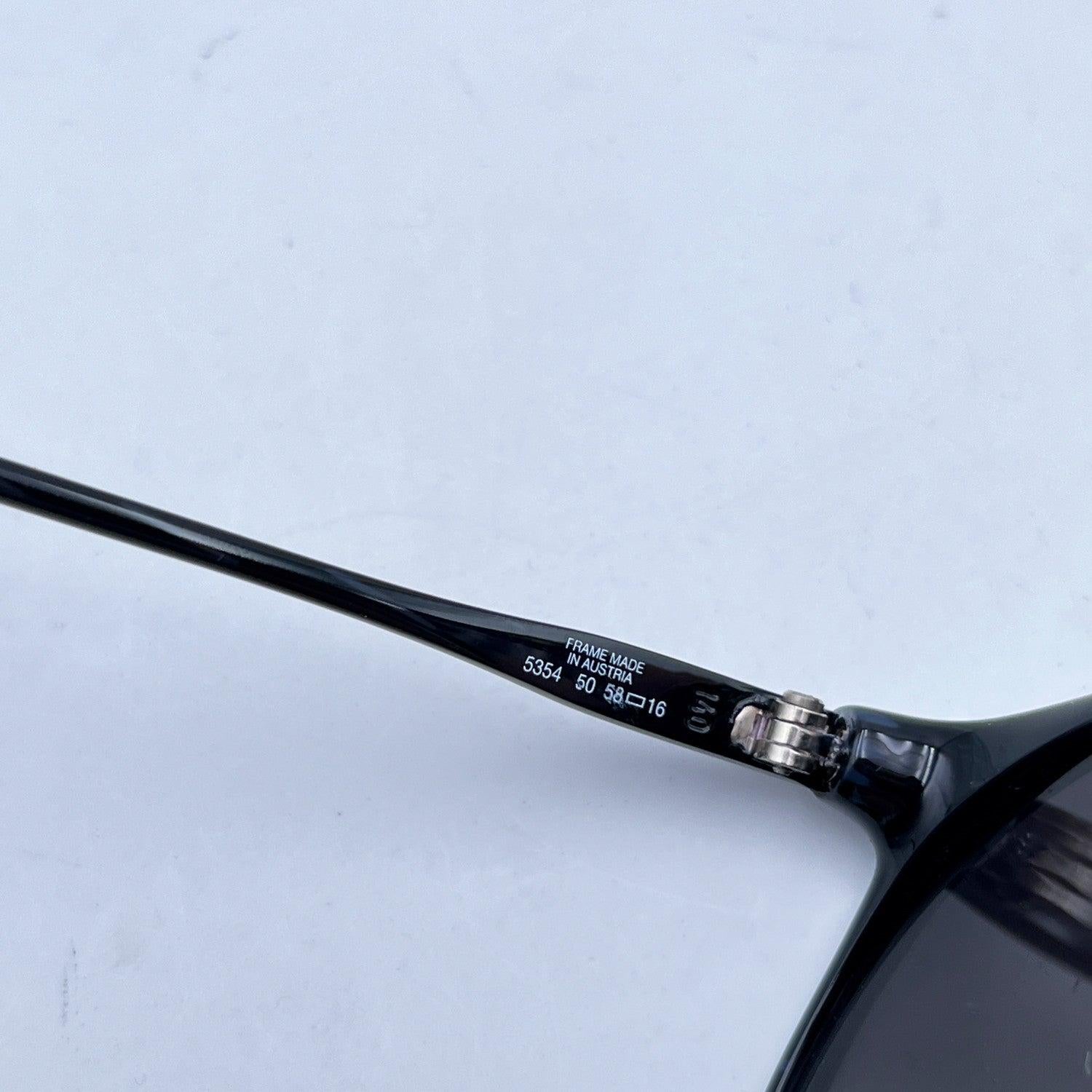 Women's Carrera Vintage Black Round Optyl Mint Unisex Sunglasses Mod 5354 58mm For Sale
