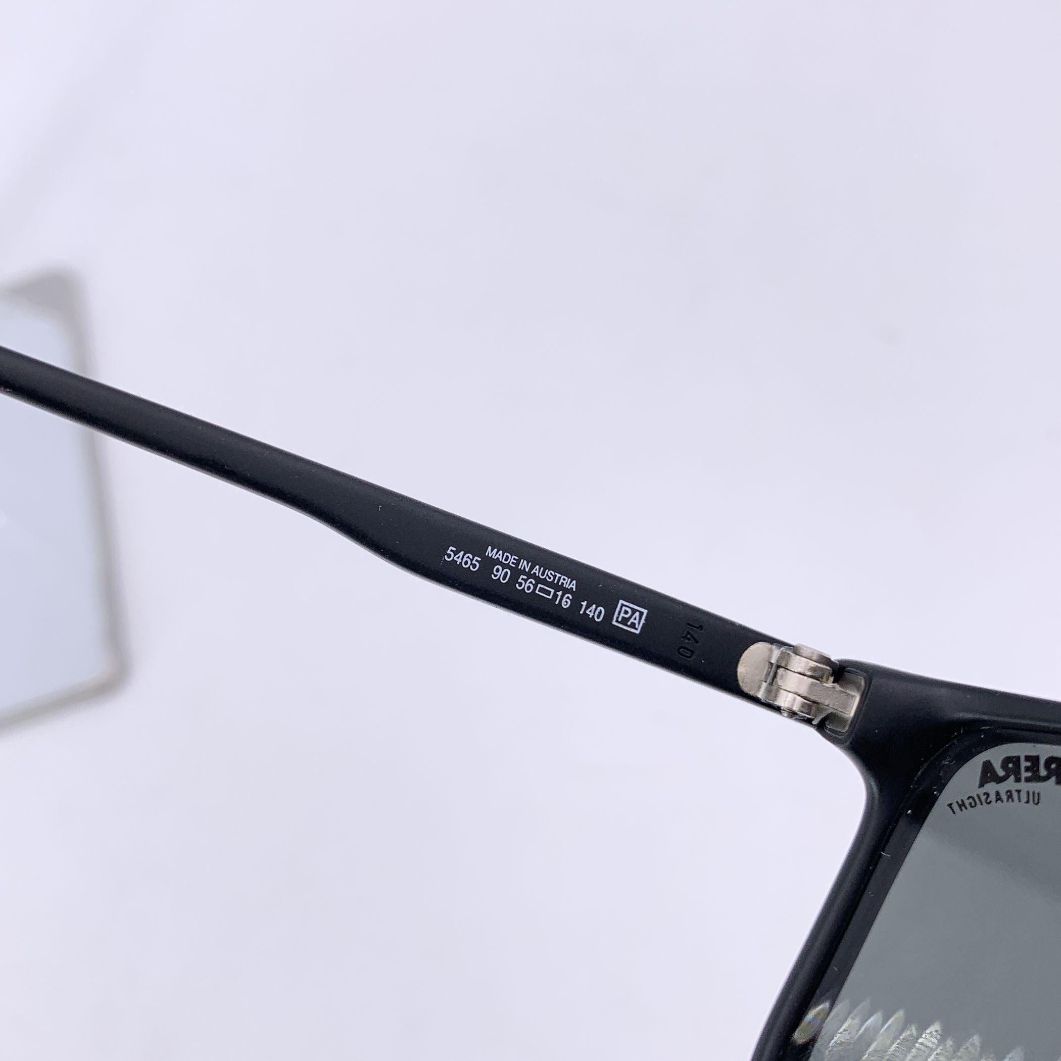 Carrera Vintage Matt Black Lcm Square 5465 Occhiali da Sole con Lenti Polarizzate In condizioni ottime in vendita a Rome, Rome