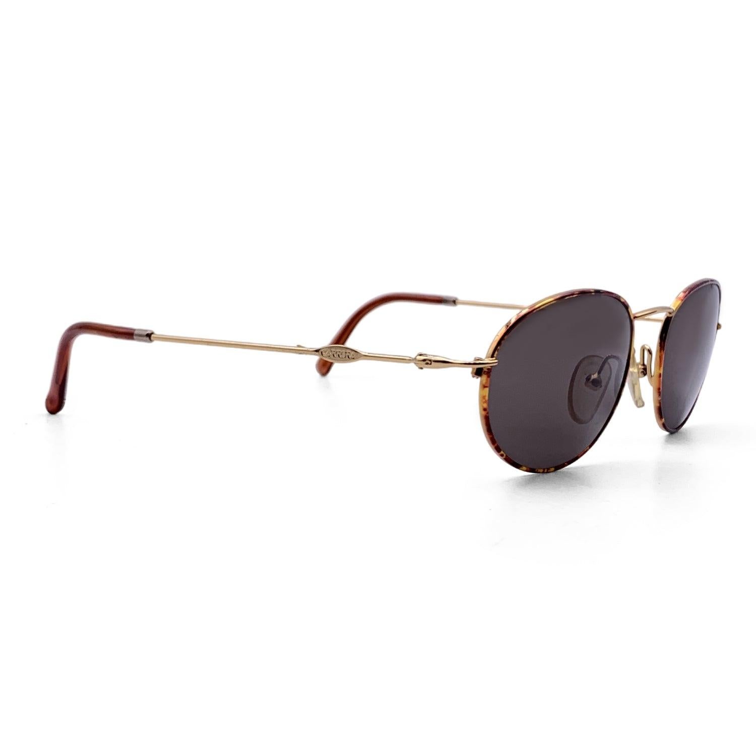 Gray Carrera Vintage Oval Unisex Vintage Sunglasses 5522 41 53/19 140mm