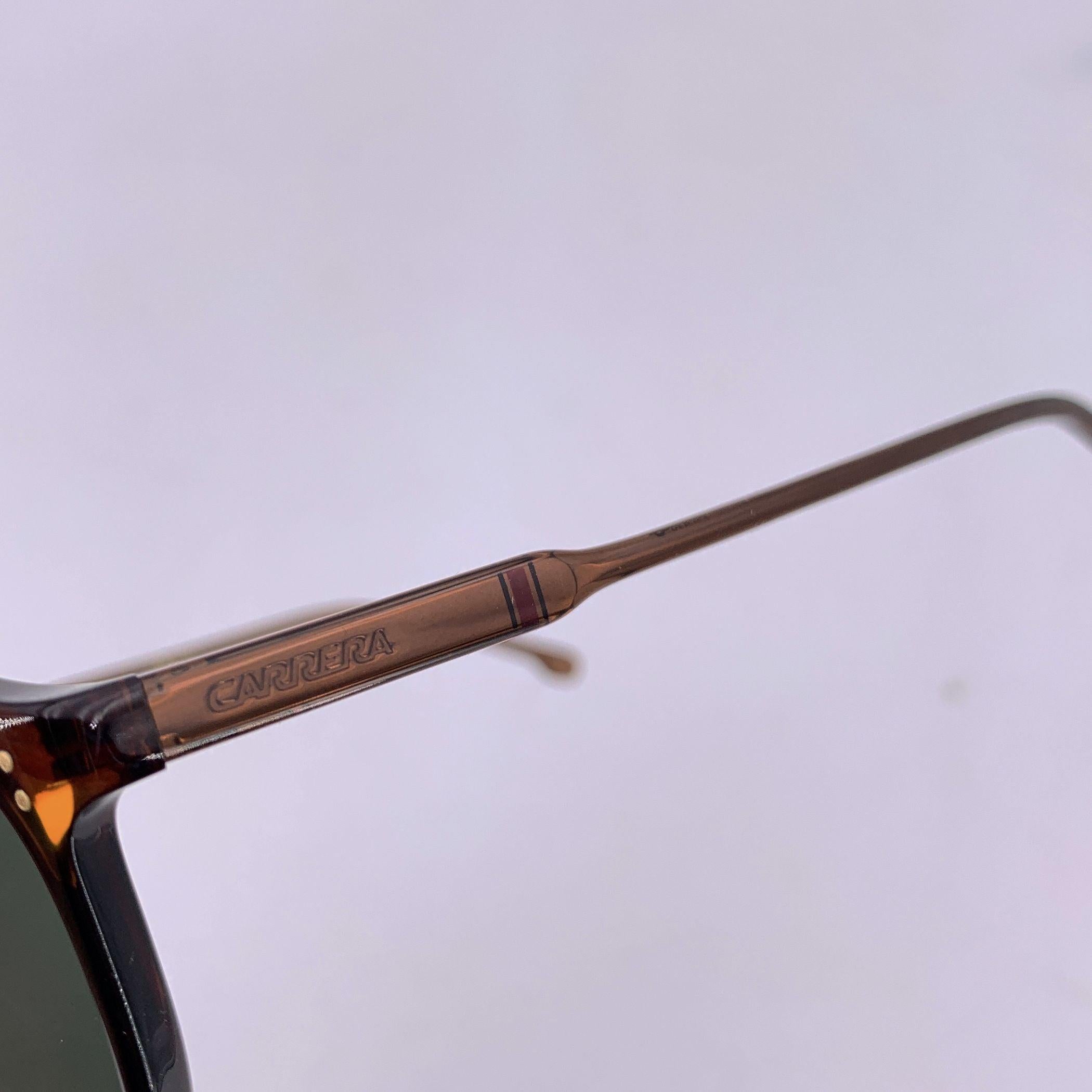 Noir Lunettes de soleil vintage unisexes Optyl de Carrera Mod. 212/S 58/18 145 mm en vente