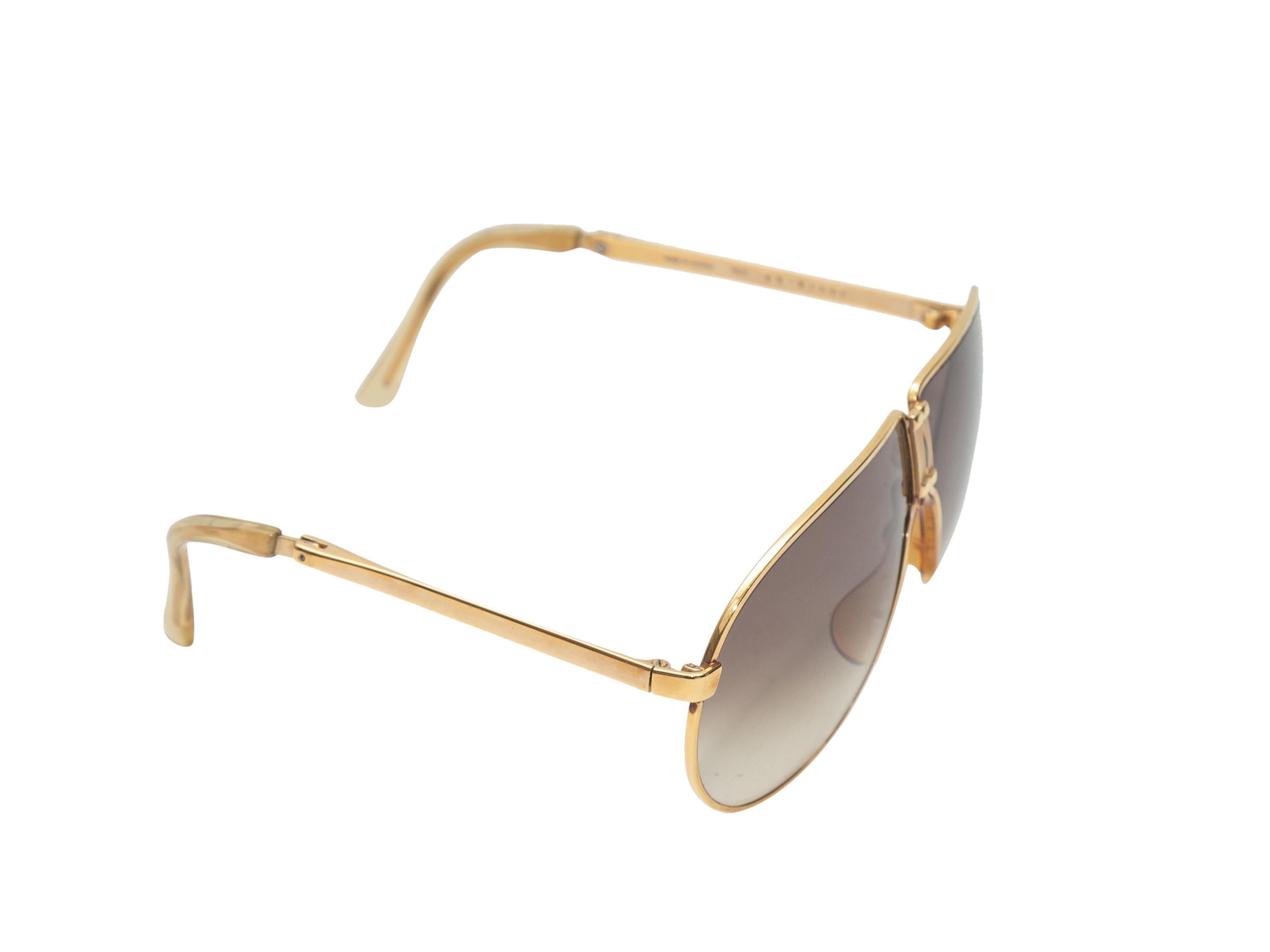 Brown Carrera x Porsche Gold Designs Foldable Sunglasses