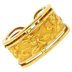 Carrera y Carrera 18 Karat Yellow Gold Vintage Classicos Angelitos Band Ring